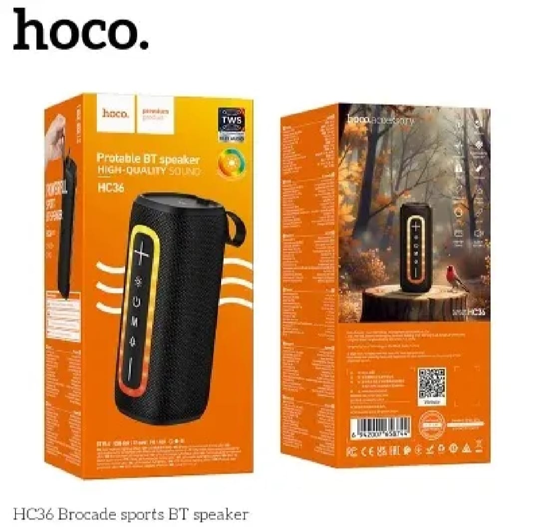 Picture of Hoco HC36 Portable Wireless Bluetooth Speaker - Mini Outdoor Soundbox