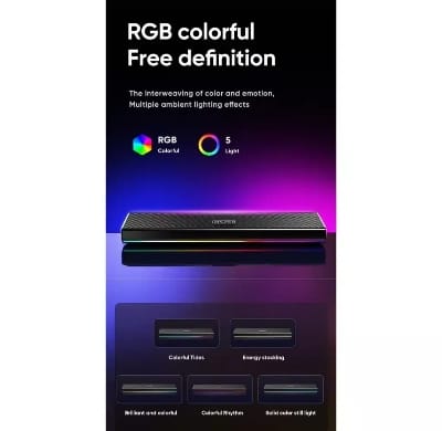 Picture of AWEI KA51 12W TWS Wireless Speaker with RGB Lights & 1800mAh Battery