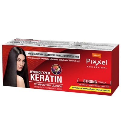Picture of Lolane Pixxel Professional Hair Straightening Cream Strong Hydrolyzed Keratin - 60g (Thailand)