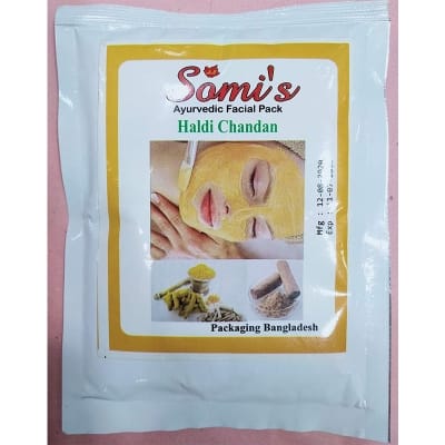 Picture of Sami's Ayurvedic Haldi Chandan Facial Face Pack Powder 70g