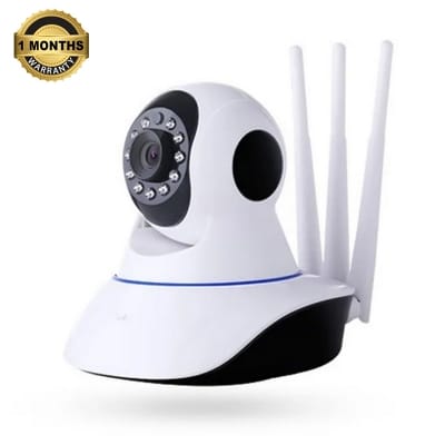 Picture of V380  3 Antenna Full HD Robot IP Camera Night Vision LAN & Wireless WiFi Camera with 2Way Audio 360 Degree CCTV Camera 2MP HD 1080P SD Card Support