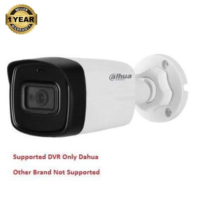 Picture of DAHUA DH-HAC-HDW1200TLP-A 2MP HDCVI IR DISTANCE DAHUA 80 METER 262 FEET  Eyeball Audio Camera 1080p WATERPROOF PLASTIC BODY CC CAMERA