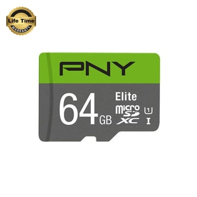 Picture of PNY 64GB Elite Class 10 U1 micro SDXC memory card (Temperature/Shock/Magnet/Water Proof)