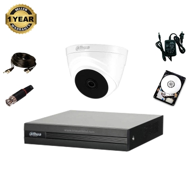 Picture of Dahua CCTV Camera,  1 pcs  Camera Package With All Accessories