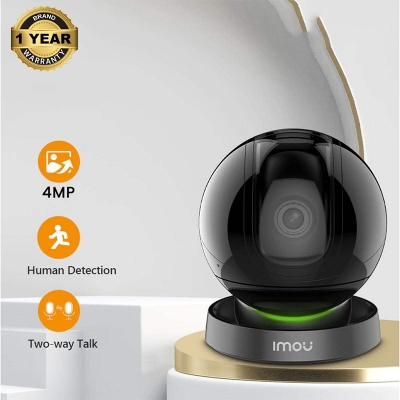 Picture of Dahua Imou IPC-A26HP 2MP Wifi Camera  H.265 Support SD Card 256Gb Infrared Night Vision MIC 2 Way Voice-Black REX - Black - 256GB