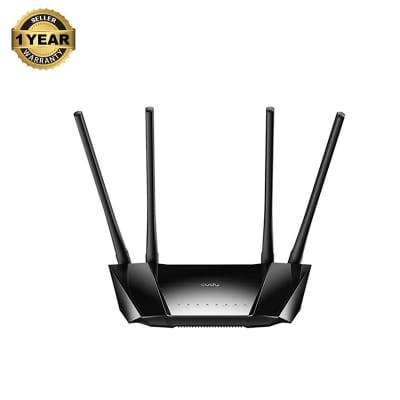 Picture of Cudy LT400 300 Mbps Wireless N 4G LTE Router - Up to 150/50Mbps LTE speed - 4 x High gain antennas - 1x SIM Slot - Black - Black
