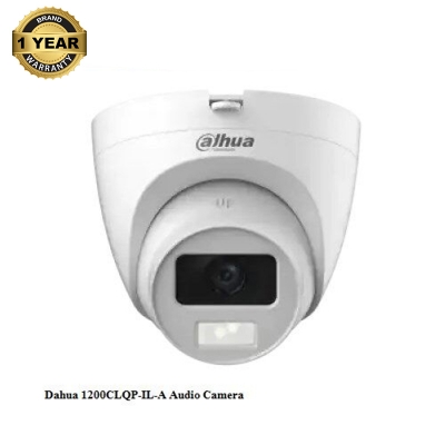 Picture of Dahua HAC-HDW1209CLQP-IL-A SMART DUAL LIGHT AUDIO 2MP 1080p Full-color Audio Dome (DAY/NIGHT full color ) HDCVI Dome Camera IR Distance 20M