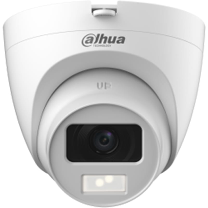 Picture of Dahua HAC-HDW1200CLQP-IL-A SMART DUAL LIGHT AUDIO 2MP 1080p Full-color Audio Dome (DAY/NIGHT full color ) HDCVI Dome Camera IR Distance 20M