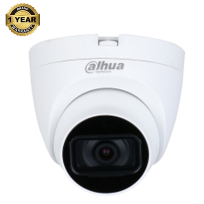 Picture of Dahua 5MP Starlight HDCVI DH-HAC-HDW1500TLQP-A  Quick-to-install IR Eyeball Camera DOME HDCVI 20 MTR IR DISTANCE 2.8 MM WITH BUILT IN MIC (PLASTIC BODY)