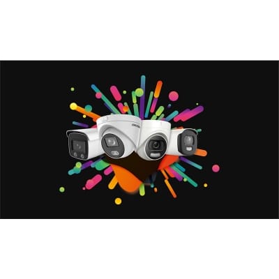 Picture of Hikvision ColorVU 24 hours 7 Days CCTV Camera 04pc Full Set with all accessories Package