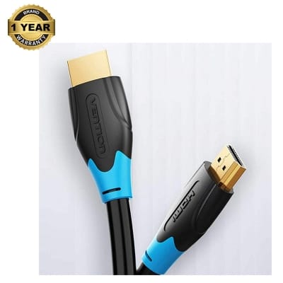 Picture of Vention HDMI CABLE Flat 1.5M (Black 4k SUPPORTED, Ultral High Speed Male to Male HDMI) HDMI Cable - Black