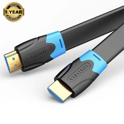 Picture of Vention  HDMI TO HDMI CABLE (Model-AACBF) HDMI Cable 1M Black 3.28 FEET WITH 1 TEARS BRAND WARRANTY - Black