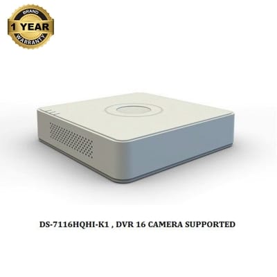 Picture of HIKVISION DS-7116HQHI-K1 1080P 5 MEGA PIXEL 16 CAMERA SUPPORTED 16-CHANEL  Turbo HD 1080P DVR  (5MP DVR , 2 & 5 MEGA CAMERA  Supported)
