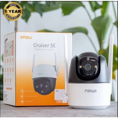 Picture of Dahua Imou Cruiser SE+ 2MP   (IPC-S21FEP)  PTZ Outdoor IP Camera Full-Color Night Vision Built-in Wifi AI Human Detection Weatherproof Two-Way Talk - White - 256GB