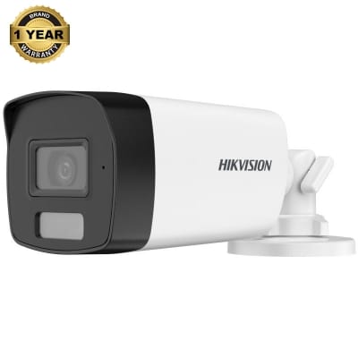 Picture of HikVision DS-2CE17D0T-LFS 2MP Smart Hybrid Light Full Color  Audio Fixed Camera 40M IR 1920 × 1080 resolution