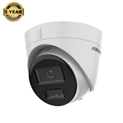 Picture of HIKVISION IP CAMERA DS-2CD1323G2-LIU 2 MP Smart Hybrid Light Fixed Turret Network Camera 1080P FULL COLOR WITH AUDIO - White