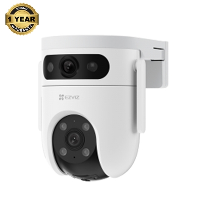 Picture of EZVIZ DUAL LENS H9c Dual 5MP 3K RESULATION  Pan & Tilt Wi-Fi Camera Black & White Night 30m / 98ft - White