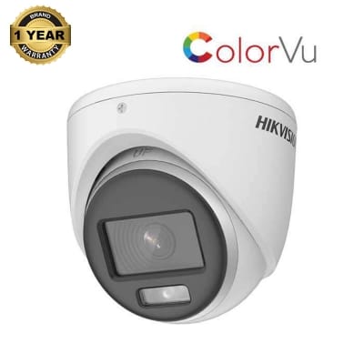 Picture of Hikvision DS-2CE70KF0T-MFS 3K ColorVu Audio Fixed Turret Camera Metal Body dome camera