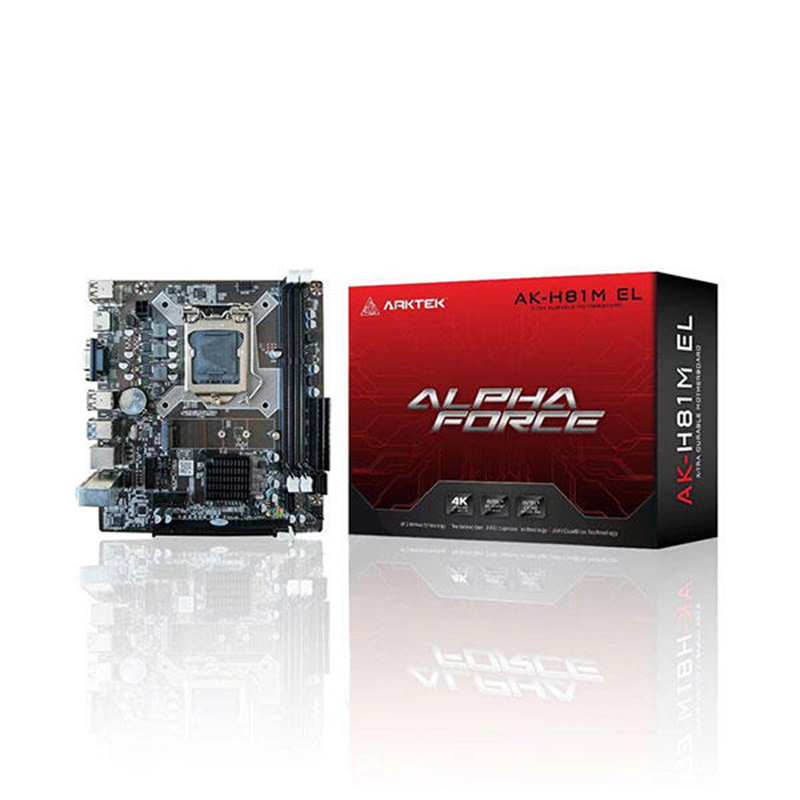 Picture of Arktek Motherboard  AK-H81M EL 4th Gen micro-ATX Motherboard