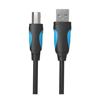 Picture of PRINTER CABLE VENTION VAS-A16-B300 USB2.0 A Male to B Male Print Cable 3M Black - Black