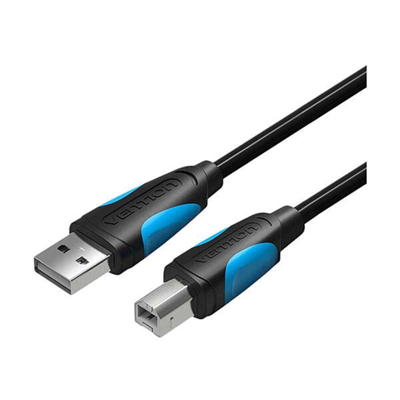 Picture of PRINTER CABLE VENTION VAS-A16-B300 USB2.0 A Male to B Male Print Cable 3M Black - Black