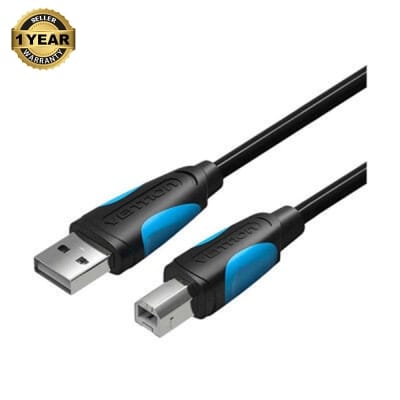 Picture of Vention VAS-A16-B300 USB2.0  Type-A to Type-B Printer Cable - 3M - Black