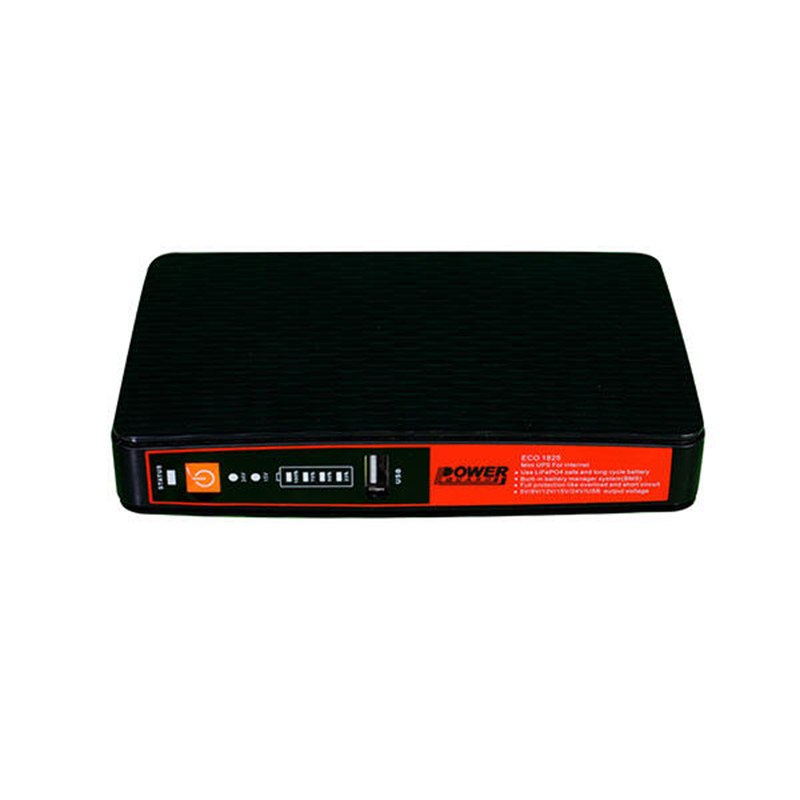 Picture of Power Guard ECO-1825 Mini DC UPS for Router 12V 9V 5V , 1 USB, 1 LAN, 1 PoE