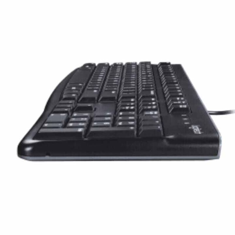 Picture of Logitech K120 Wired Keyboard for Windows, USB Plug-and-Play, Full-Size, Spill Resistant, Curved Space Bar PC/Laptop - Bangla Layout - Black