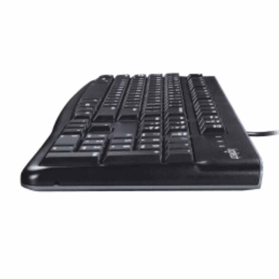 Picture of Logitech K120 Wired Keyboard for Windows, USB Plug-and-Play, Full-Size, Spill Resistant, Curved Space Bar PC/Laptop - Bangla Layout - Black
