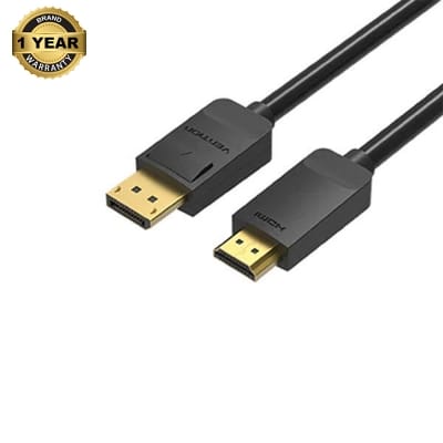 Picture of VENTION HADBG DP to HDMI Cable 1.5M Black - Black