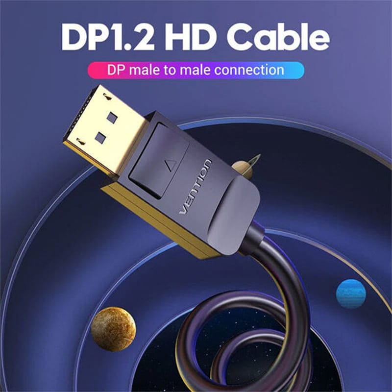 Picture of VENTION HACBJ DisplayPort Cable - 5M - Black