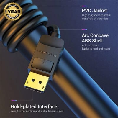 Picture of VENTION HACBG DisplayPort Cable - 1.5M