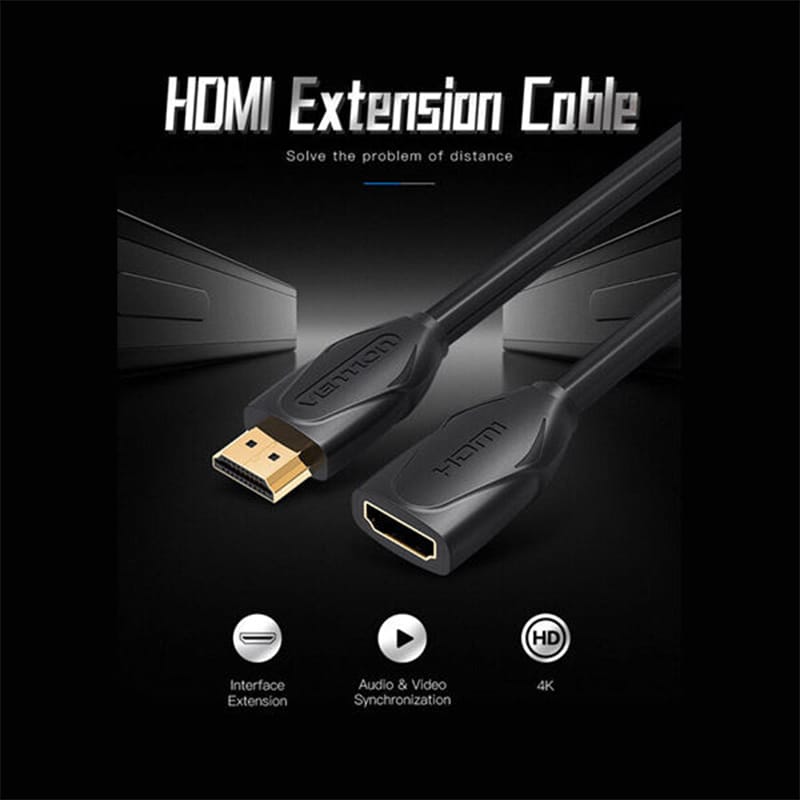Picture of VENTION VAA-B06-B300 HDMI Extension Cable - 3M - Black