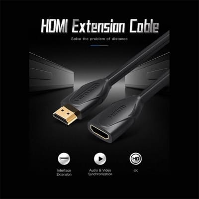 Picture of VENTION VAA-B06-B300 HDMI Extension Cable - 3M - Black