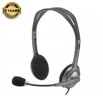 Picture of Logitech H110 STEREO Headset (Two port)  2 years warranty - Black