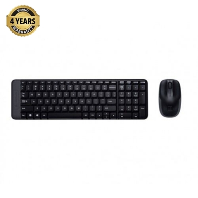 Picture of Logitech MK220 Combo Wireless Keyboard & Mouse  4 Years Warranty - Black