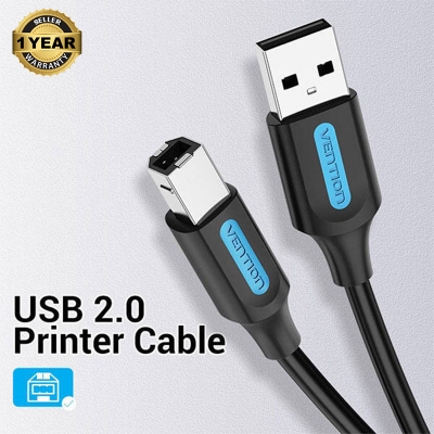 Picture of Vention COQBH USB 2.0 Type-A to Type-B Male Print Cable - 2M