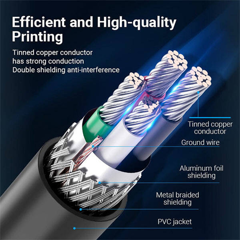 Picture of Vention COQBH USB 2.0 Type-A to Type-B Male Print Cable - 2M