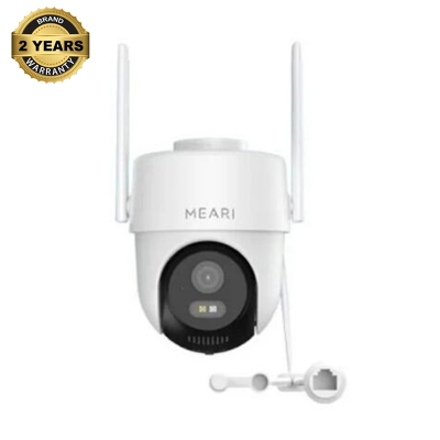 Picture of Meari S2 Plus 3MP Outdoor Smart PTZ WiFi Camera with Cloud Storage Backup 10 Years Free - White