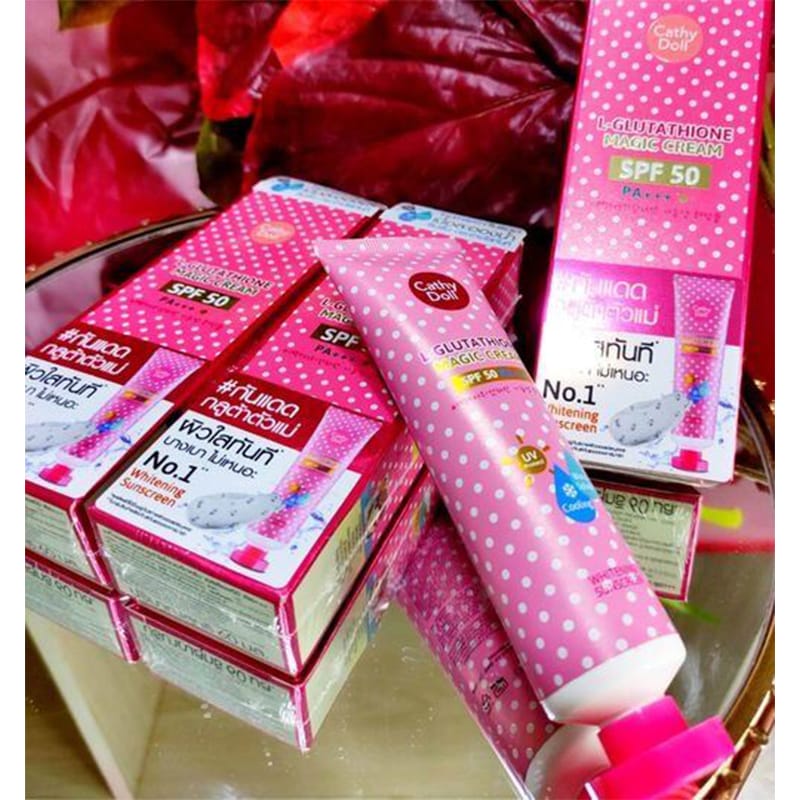 Picture of Cathy Doll SPF 50 Whitening Sunscreen L-glutathione Magic Cream - 60ml