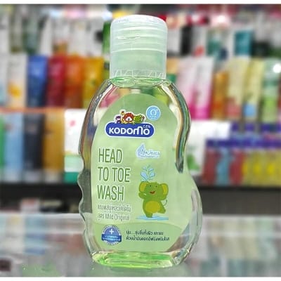 Picture of Kodomo Baby Head To Toe Wash 200ml Gentle 2 in 1 Formula For Babies Mild Tear Free Formula Safe For Sensitive Skin