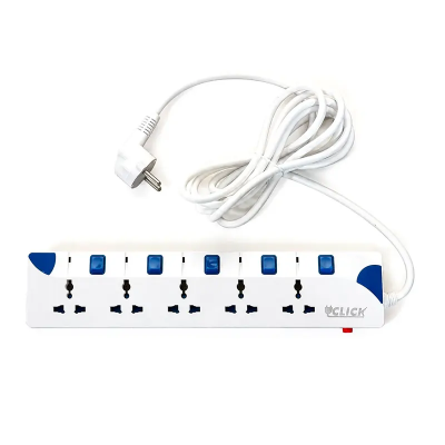 Picture of Click Safe Multi Plug (5 Socket, 2 Pin, 3 Yeard) 2500W