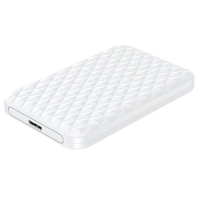 Picture of ORICO 2520U3 2.5-Inch Portable Hard Drive Enclosure - White - 4TB