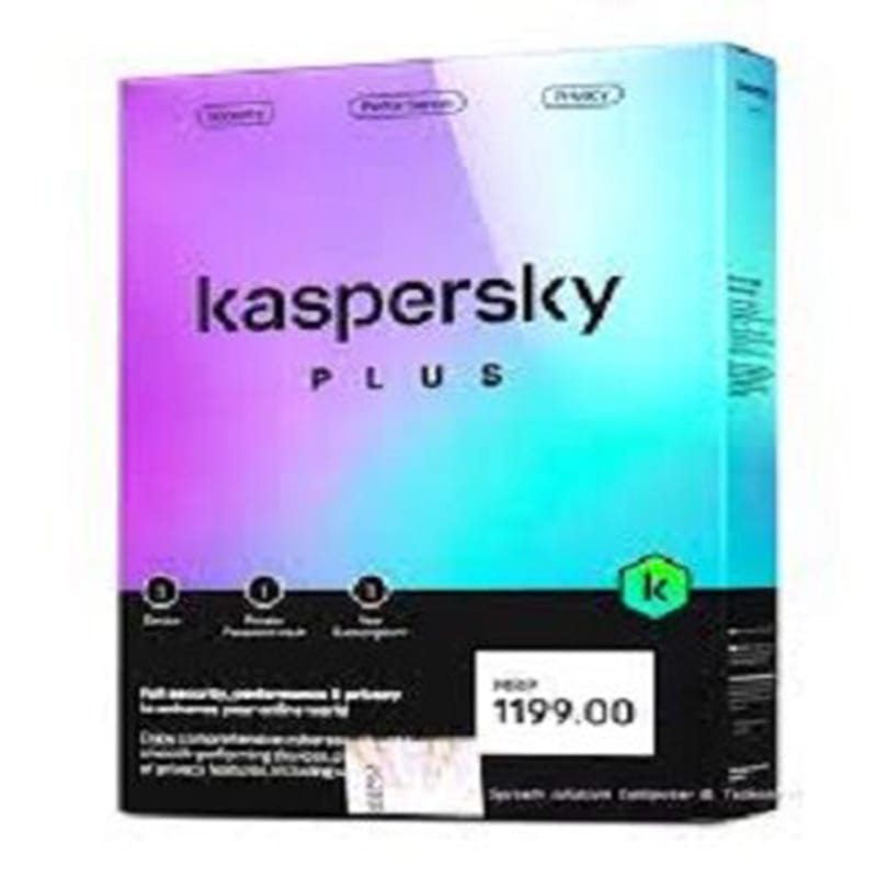 Picture of Kaspersky Plus 1-User-1-year-1 Private password vault (android & pc multidevice)Advanced Internet Security Software
