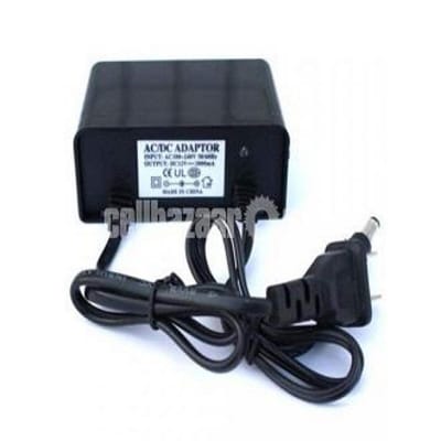 Picture of CCTV Camera Power Supply Waterproof AC/ DC Adapter - Black - Black