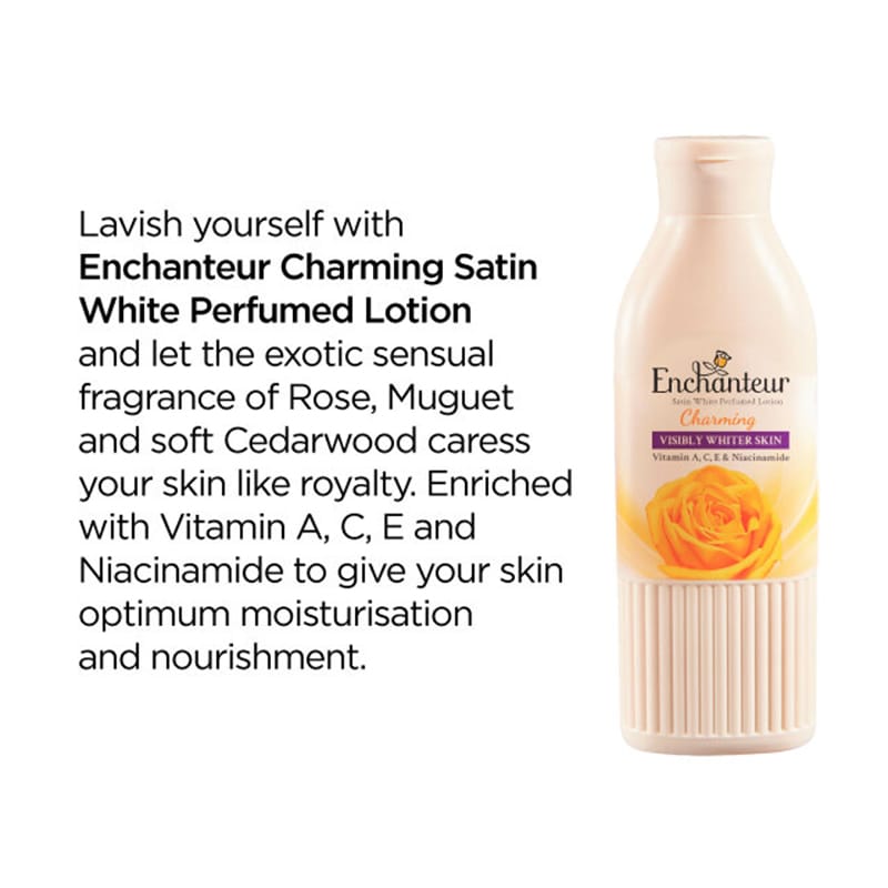 Picture of Enchanteur  Perfumed Satin White Lotion – Charming 250ml
