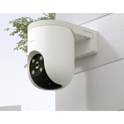 Picture of EZVIZ H8c Pro 3MP Wi-Fi Camera 2K Pan & Tilt Wi-Fi Camera PTZ 360 DEGREE  Wi-Fi Camera 1080P Resulation Pan: 350°, Tilt: 80° IR 30m MicroSD card (Up to 512GB) 2 Way Voice Talk,  1 Years Warraanty - White - 512GB