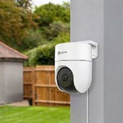 Picture of EZVIZ H8c Pro 3MP Wi-Fi Camera 2K Pan & Tilt Wi-Fi Camera PTZ 360 DEGREE  Wi-Fi Camera 1080P Resulation Pan: 350°, Tilt: 80° IR 30m MicroSD card (Up to 512GB) 2 Way Voice Talk,  1 Years Warraanty - White - 512GB