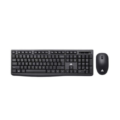 Picture of Golden Field Gf-km605w Wireless Keyboard Mouse Combo 12 month Warranty - Black