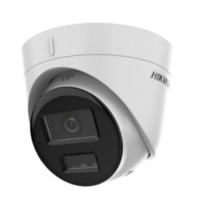 Picture of HIKVISION 2 MP Smart Hybrid Light Fixed With Audio  Turret Network Camera Onvif - White